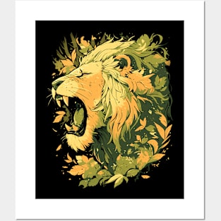 lion Posters and Art